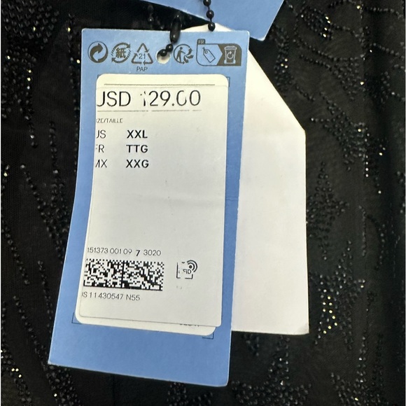 Mugler x H&M rhinestone tights pants - Picture 4 of 7